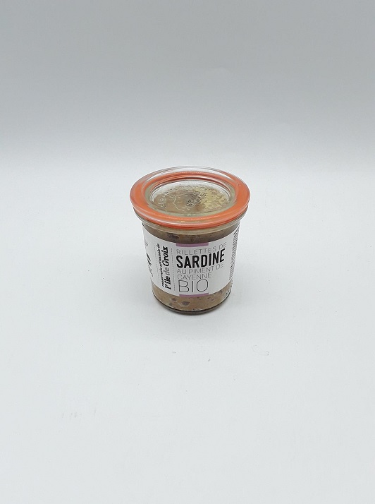 Groix & Nature Rillettes de Sardine au Piment de Cayenne Bio 100g