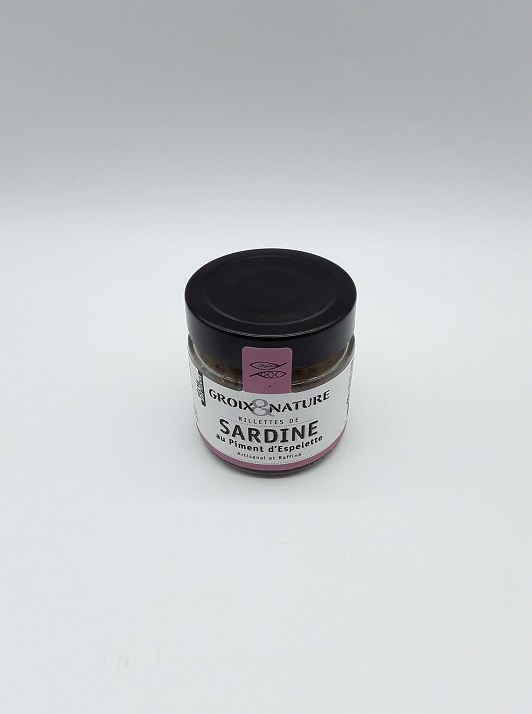 Groix & Nature Rillettes de Sardine au Piment d’Espelette 100g