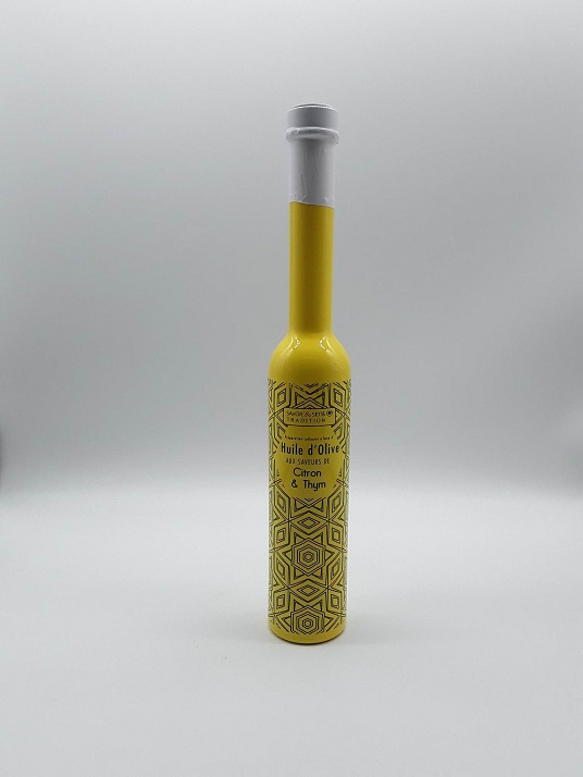 Savor & Sens Créations Huile d’Olive aux saveurs de Citron & Thym 20cl